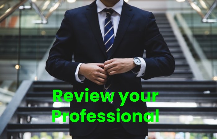 Review your Professional Experience Job Interview